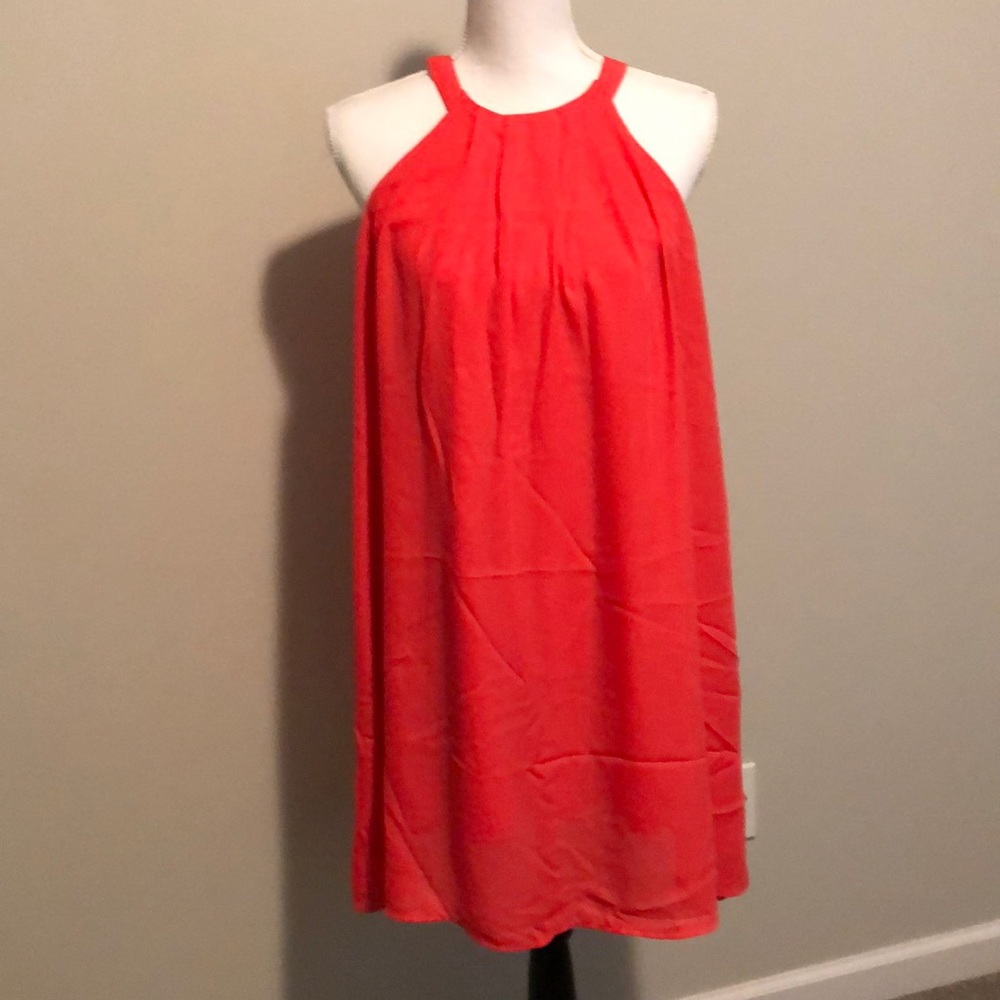 Coral dress